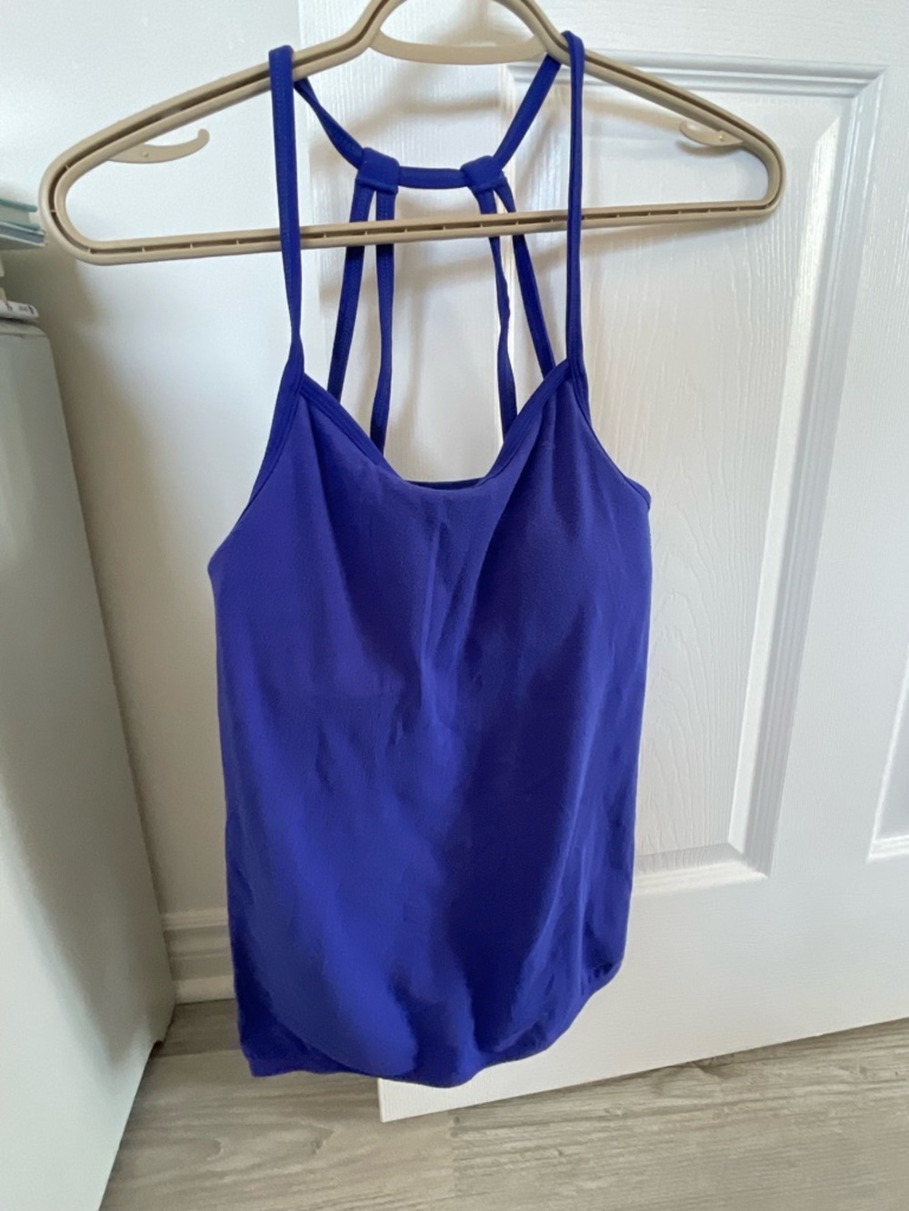 Black Diamond Women’s Strappy Halter Tank Top in Royal Blue
